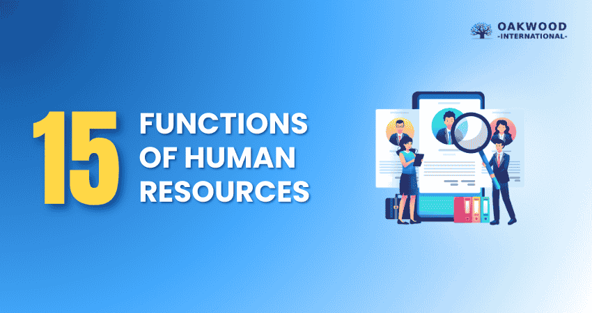 15 Functions of Human Resources