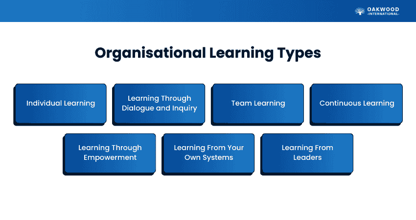 Organisational Learning Types