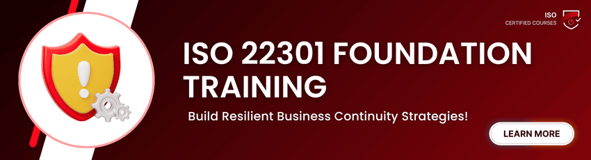 ISO 22301 Foundation Training