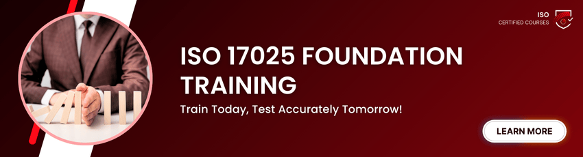 ISO 17025 Foundation Training ISO 17025 Foundation Training