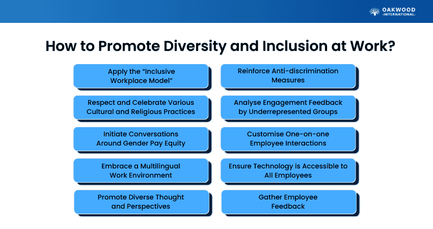 How to Promote Diversity and Inclusion in the Workplace
