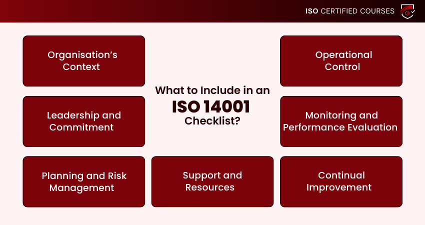 What to Include in an ISO 14001 Checklist