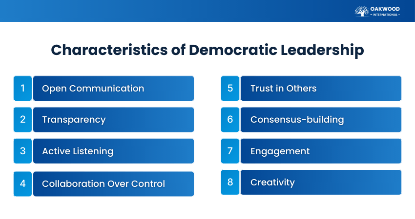 Characteristics of Democratic Leadership