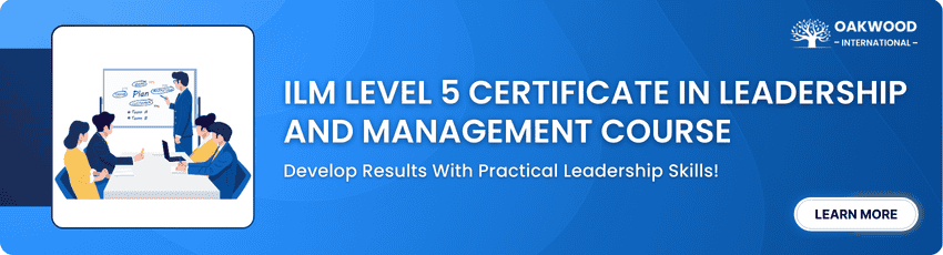 ILM Level 5 Certificate in Leadership and Management Course